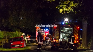 Einsatzkräfte am Einsatzort.