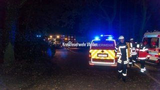 Einsatzkräfte vor Ort.