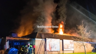Brandausbreitung bei Eintreffen der ersten Kräfte.