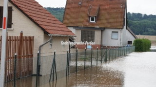Das Wasser überflutete zahlreiche Häuser.