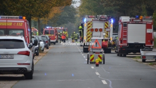 Einsatzkräfte vor Ort.