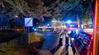 Einsatzkräfte vor Ort.