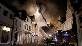 Massiver Löschangriff.