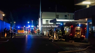 Einsatzkräfte vor Ort.