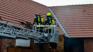 Kontrolle im Dachbereich.