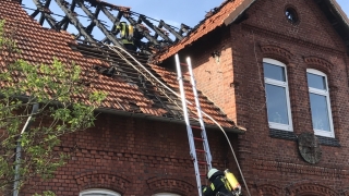 Nachlöscharbeiten.