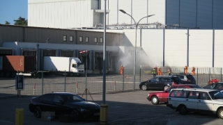 Einsatzkräfte vor Ort.