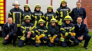 Gruppenfoto der Ausbildungsgruppe 1.