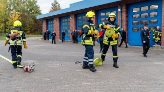 Im Rahmen der praktischen Prüfung musste ein Löschangriff durchgeführt werden.