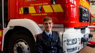 Konnte trotz Handycap die Truppmann 1-Ausbildung erfolgreich ablegen: Finn-Niklas Gerken.