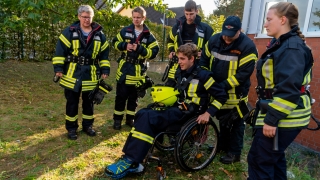Mittendrin statt nur dabei, Finn-Niklas Gerken während eines Ausbildungsdienstes.