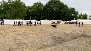 Der Aufbau ist geschafft - das Zeltlager WLSMBRG19 steht.