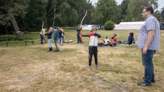 Workshop "Bogenschießen".
