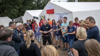 Besuch aus dem Landkreis Verden bei der Jugendfeuerwehr Rutki aus Polen.