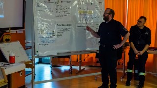 Lagevortrag zur Abstimmung der weiteren Vorgehensweise.