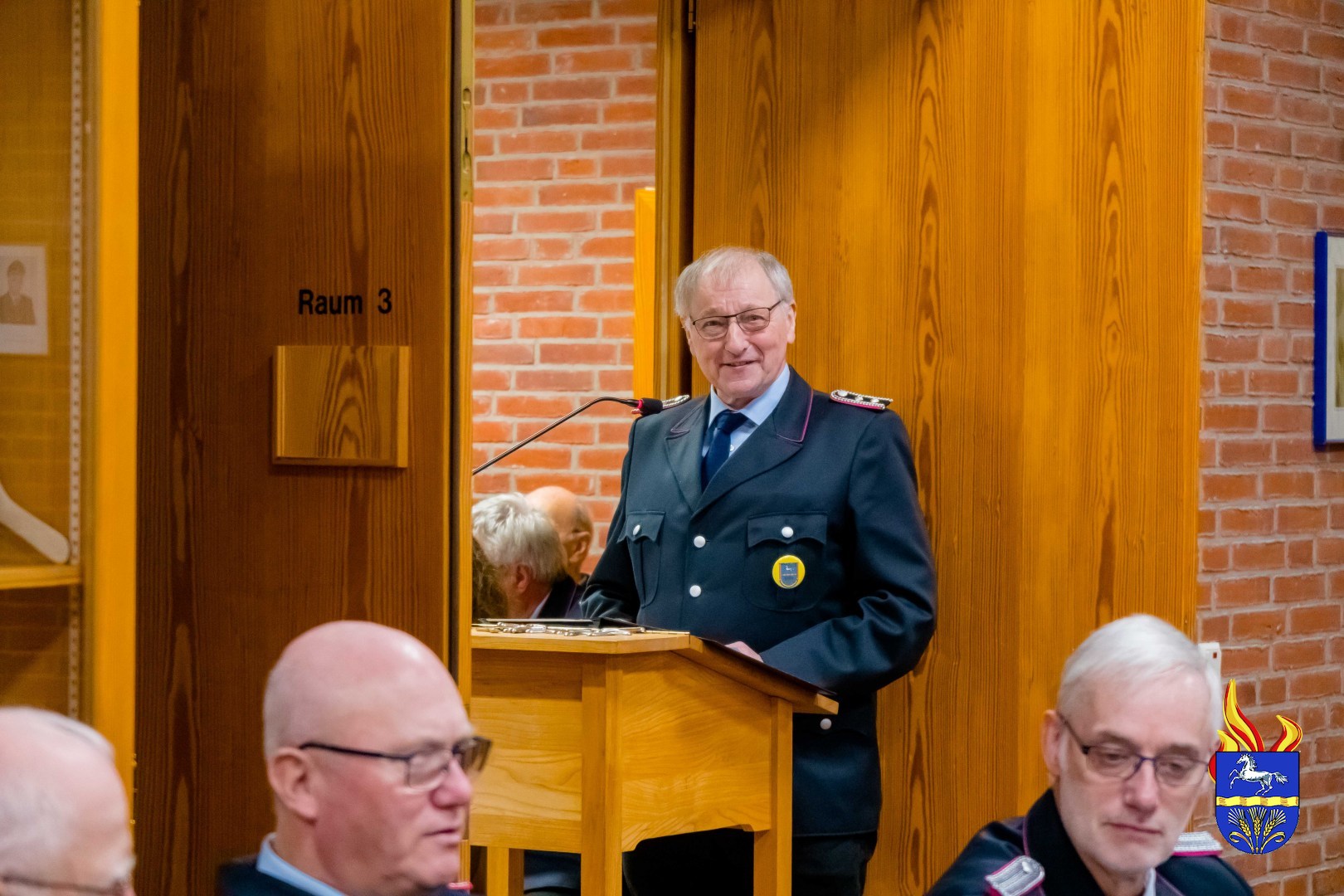 Kreis-Seniorenbeauftragter Heinrich Bodenstab blickte auf ein Veranstaltungsreiches Jahr der Verdener Kreisfeuerwehrsenioren zurück.