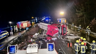 Blick auf die Unfallstelle.