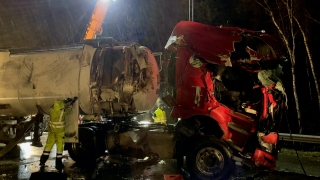 Schäden am LKW.