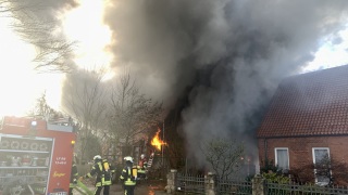Lage unmittelbar nach Eintreffen der ersten Einsatzkräfte.