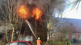 Lage unmittelbar nach Eintreffen der ersten Einsatzkräfte.
