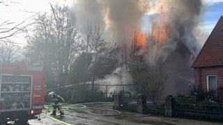 Lage unmittelbar nach Eintreffen der ersten Einsatzkräfte.