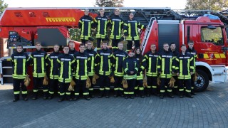 Die Lehrgangsteilnehmer.