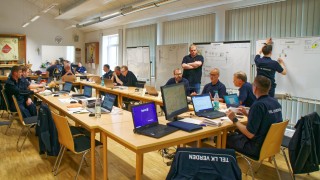 Blick in den Übungsraum der TEL Verden im Oytener Feuerwehrhaus.