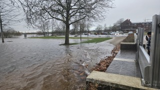 Sicherungsmaßnahmen am Verdener Allerpark.