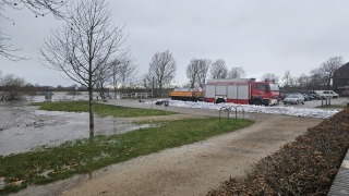 Sicherungsmaßnahmen am Verdener Allerpark. Sicherungsmaßnahmen am Verdener Allerpark.