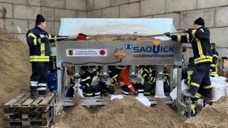 Einsatz der Kreisfeuerwehrbereitschaften Cuxhaven und Diepholz.