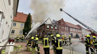 Blick auf die Einsatzstelle.