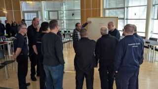 Workshop beim ersten Netzwerktreffen der Technischen Einsatzleitungen.