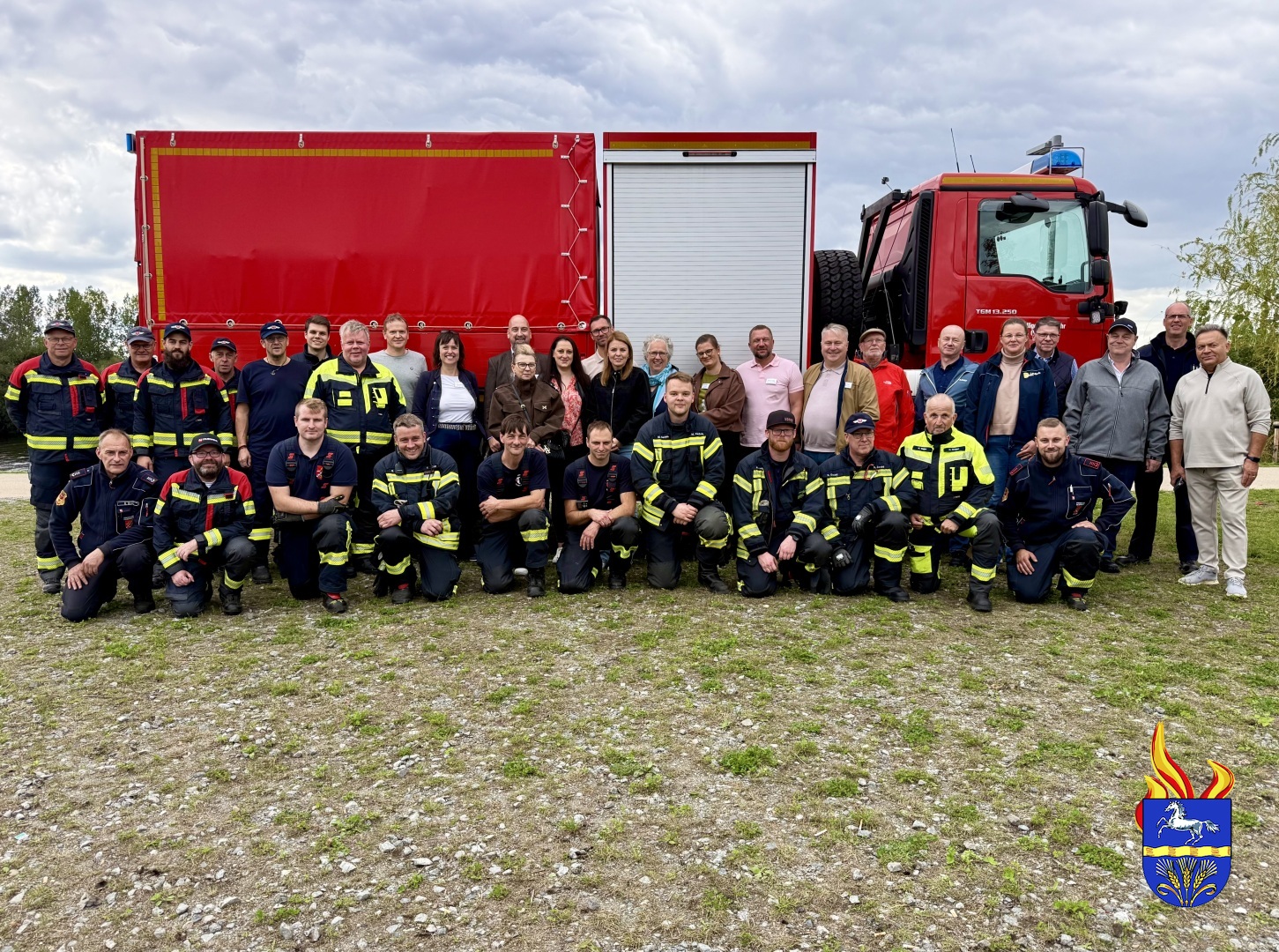 Gemeinsamen Gruppenfoto.