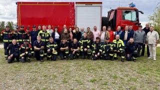 Gemeinsamen Gruppenfoto.