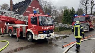 Einsatzkräfte vor Ort.