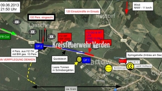 ... und wird auch als Führungsfahrzeug der Kreisfeuerwehrbereitschaft LK Verden eingesetzt.