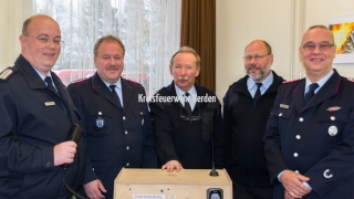 Die Ausbilder im Sprechfunkerlehrgang.